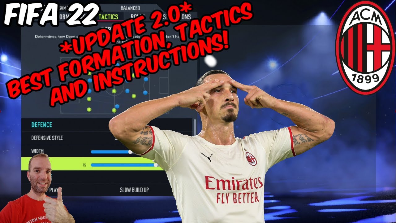 *UPDATE 2.0* FIFA 22 - BEST MILAN Formation, Tactics and Instructions