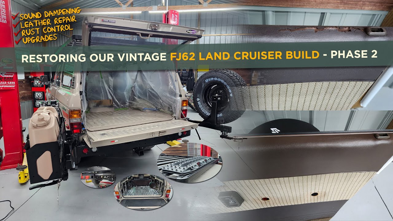 Реставрация Toyota Land Cruiser — перетяжка салона | шумоизоляция и т.д. 60-я серия LC