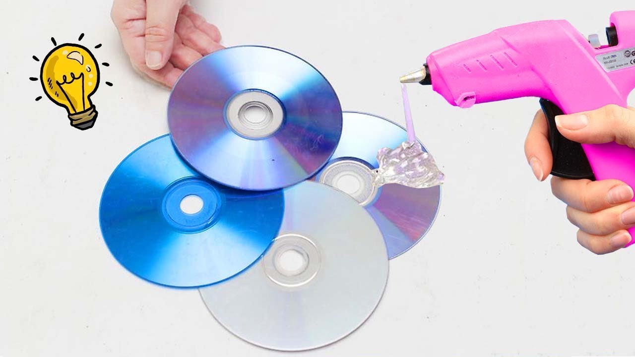 BRILLIANT EASY IDEA USING WASTE OLD CD| BEST OUT OF WASTE