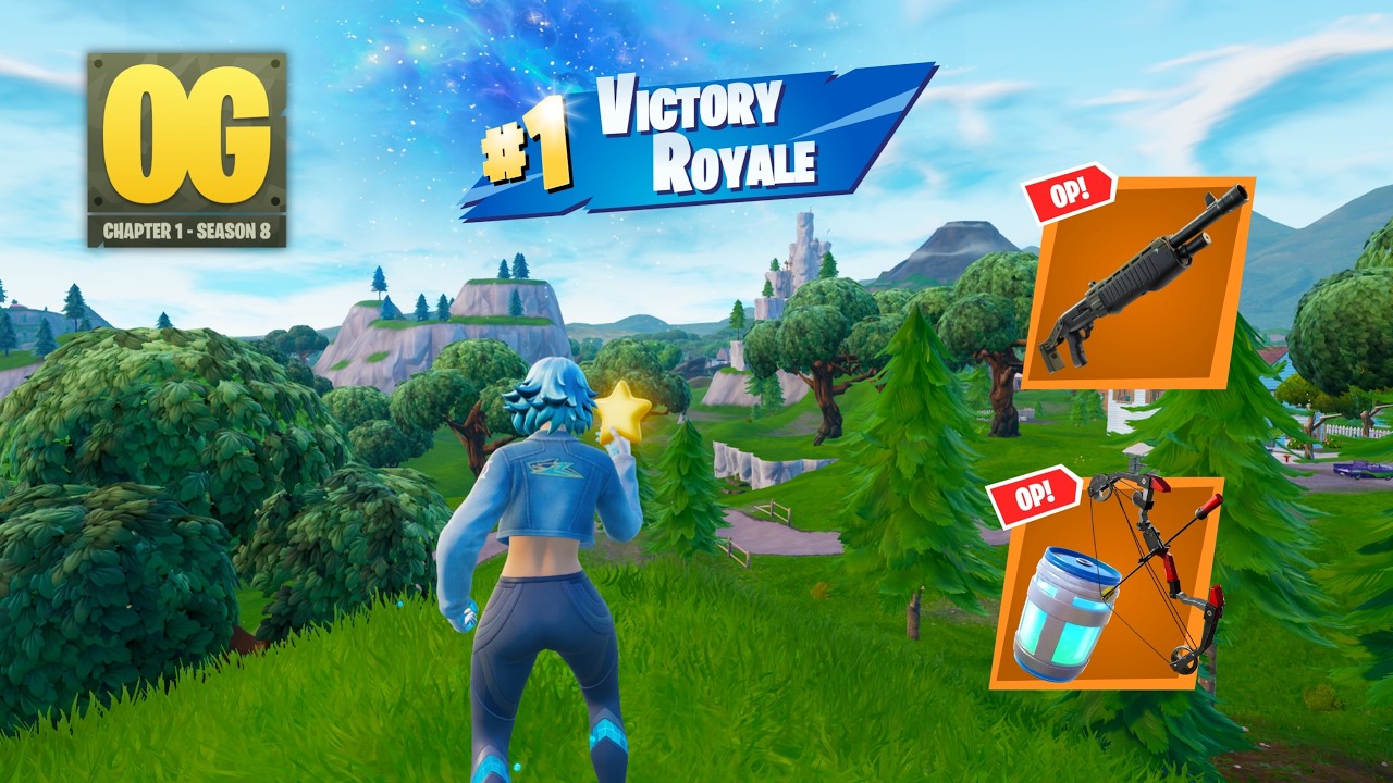 28 фрагов в Fortnite: соло &laquo;FORTNITE OG&raquo; | Геймплей с большим количеством убийств в Fortnite OG, ...
