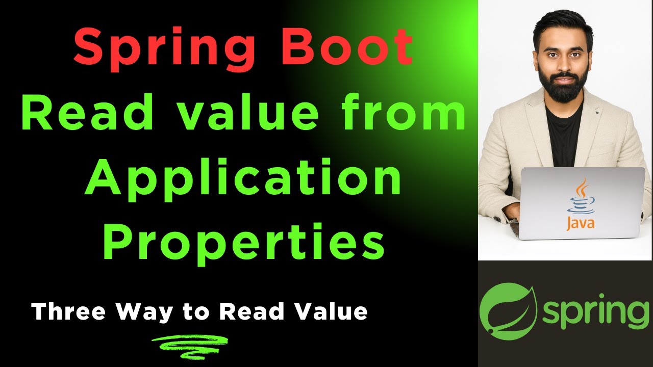 Three ways to read from application properties file with examples in Spring Boot