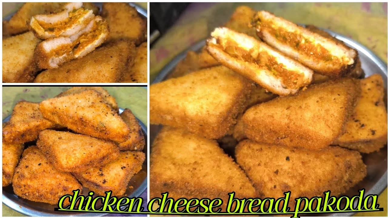 Chicken cheese bread pakoda recipe|| iftar recipe|| delicious recipes quick and easy 