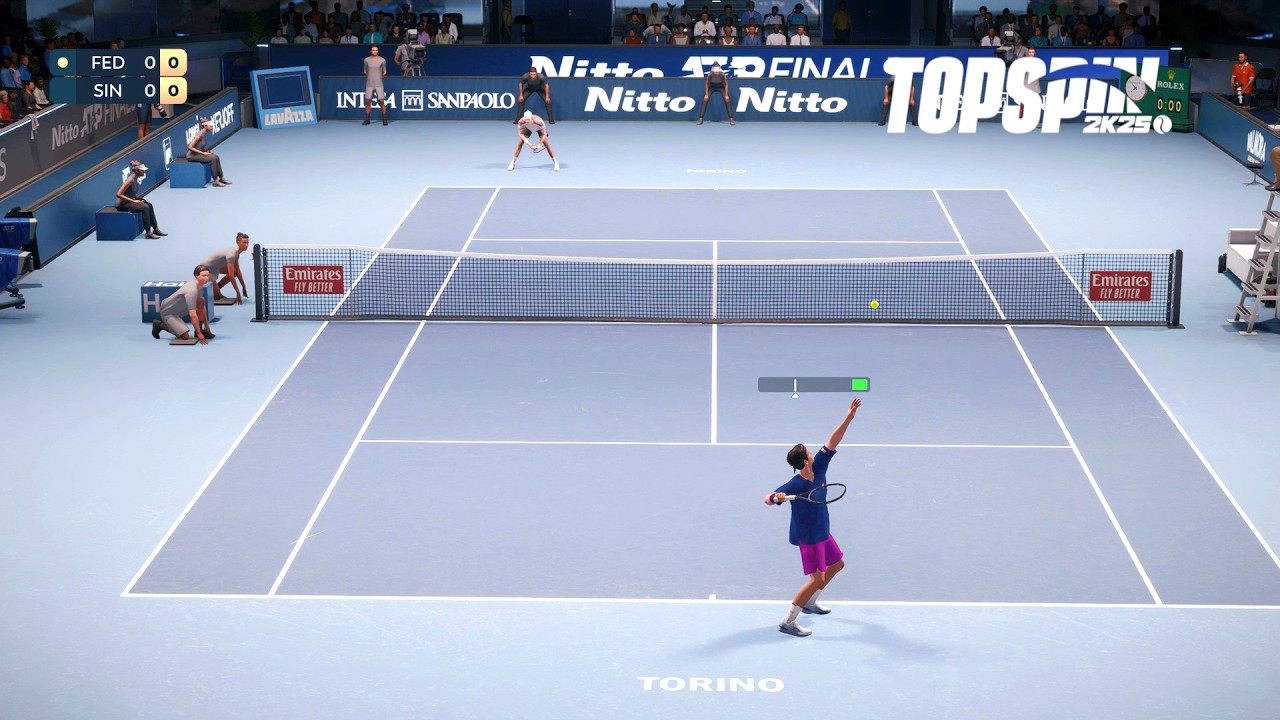 Top Spin 2K25 - Jannik Sinner Vs Roger Federer I Nitto ATP Finals I Best Of 3 Set Match I Legend AI