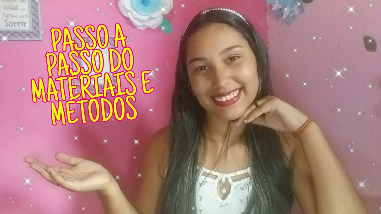 COMO FAZER MATERIAIS E MÉTODOS DO PAPER | dicas e modelo de exemplo
