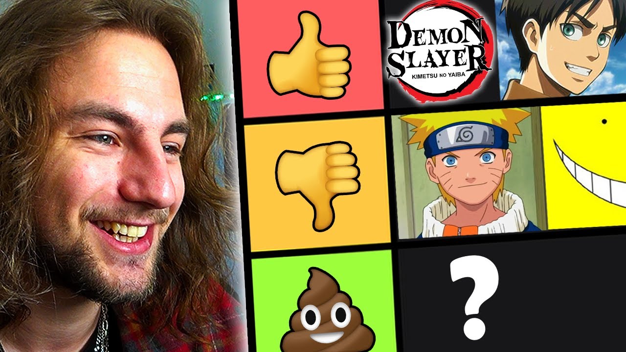 MA TIER LIST ANIMES (Vous allez me DÉTESTER 😅)