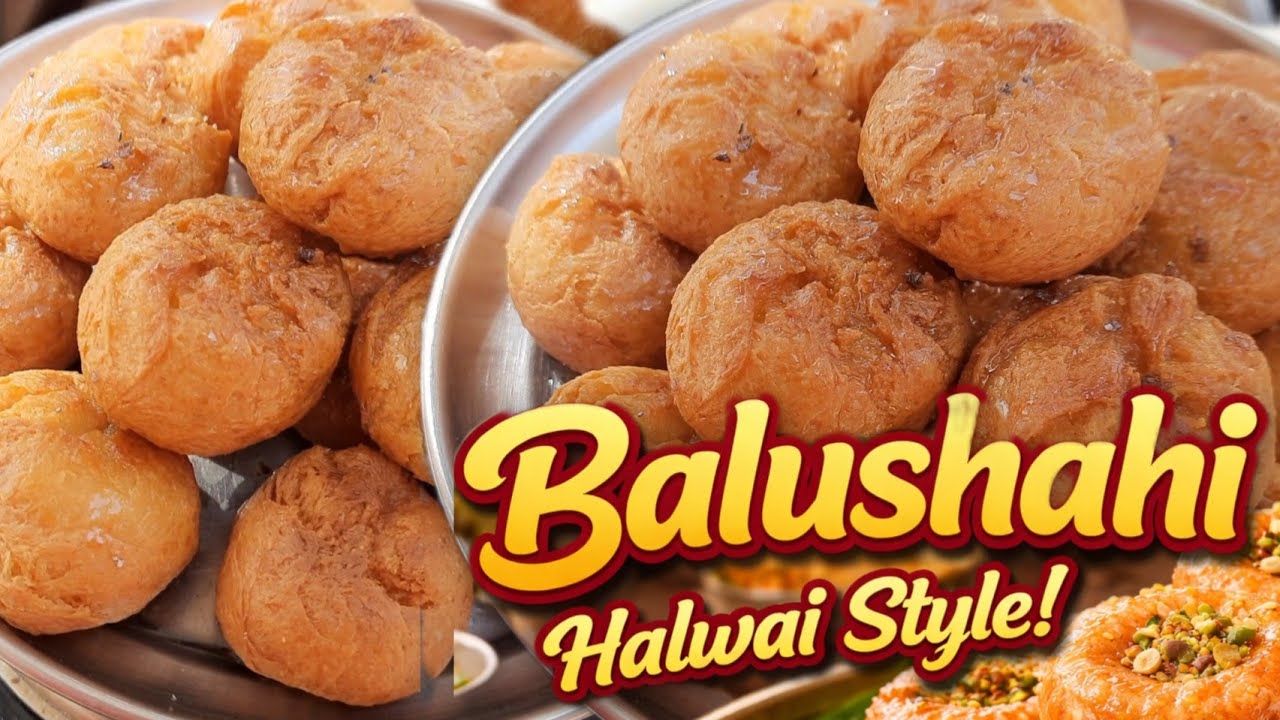 Balushahi Recipe | Crispy, Flaky & Syrupy Sweet | ASMR Cooking (No Talking)