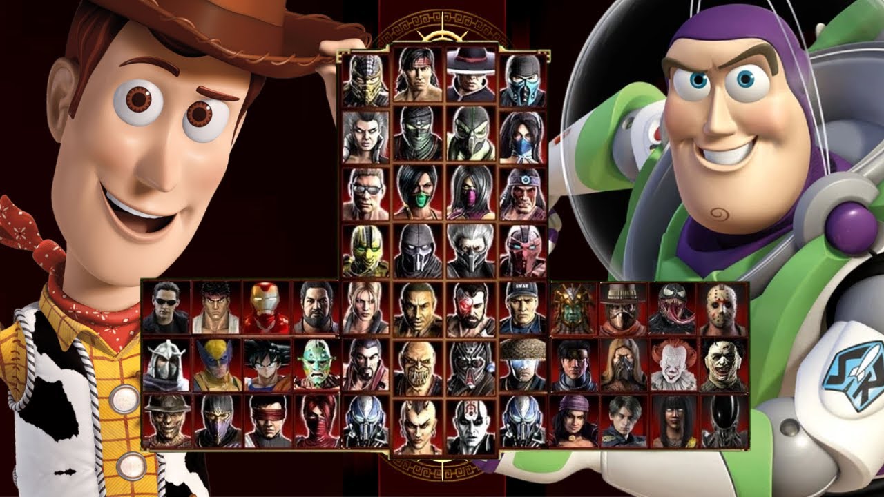 Mortal Kombat 9 - WOODY TOY STORY & BUZZ LIGHTYEAR - Expert Tag Ladder - Gameplay @(1080p) - 60ᶠᵖˢ ✔