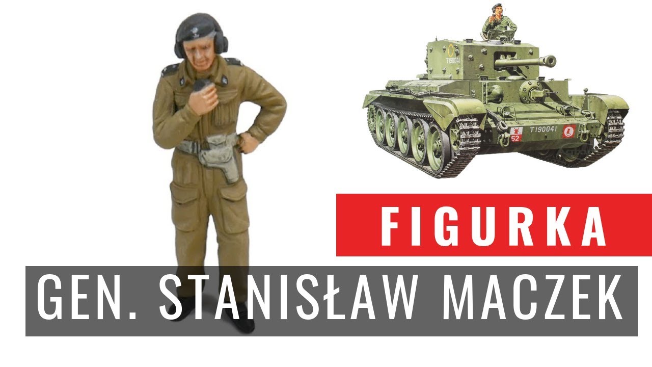 Malowanie figurki w skali 1:35 - gen. Stanisław Maczek