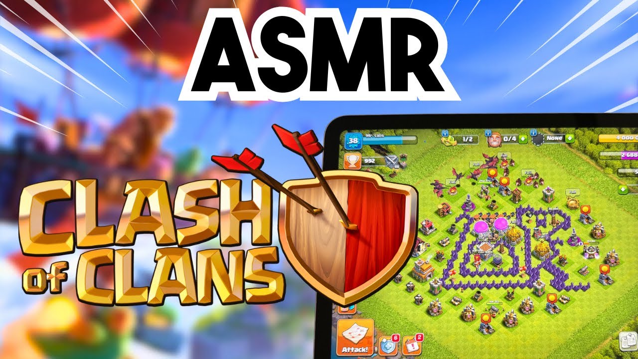 ASMR Gaming 😴 Clash of Clans [Часть 5] (Hard Candy & Whisper)
