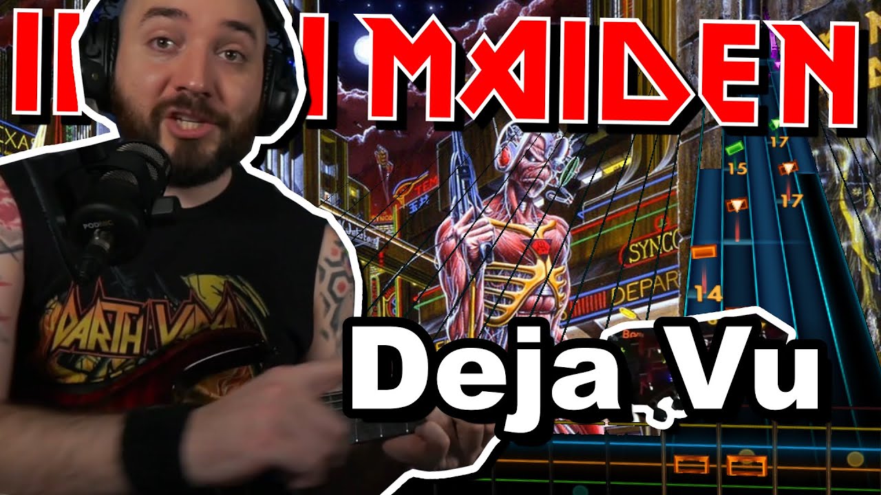From Their Best Album! Iron Maiden - Deja Vu Lead Guitar Cover Rocksmith 2014