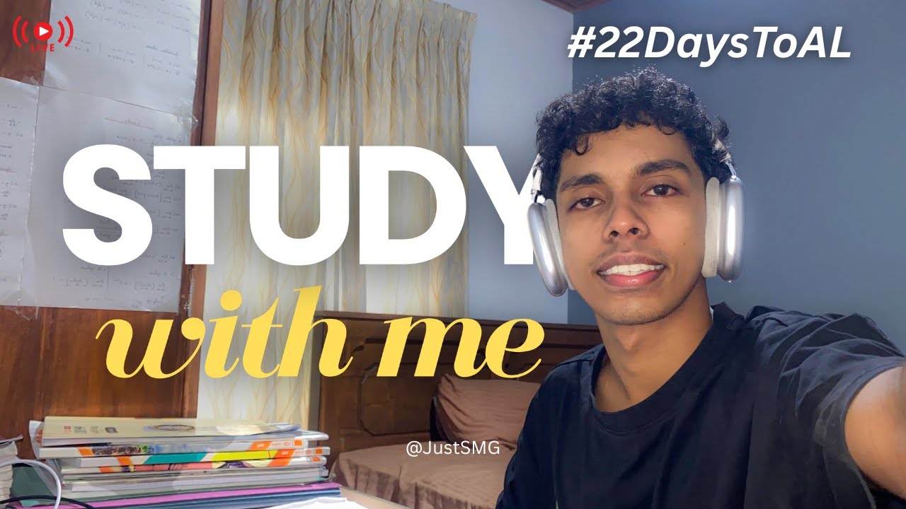 Live 24/7 | Study With Me 📚 | Part  2 | Day  7 of 30 &ndash; #22DaysToAL #StudyWithMe #2025al #JustSMG