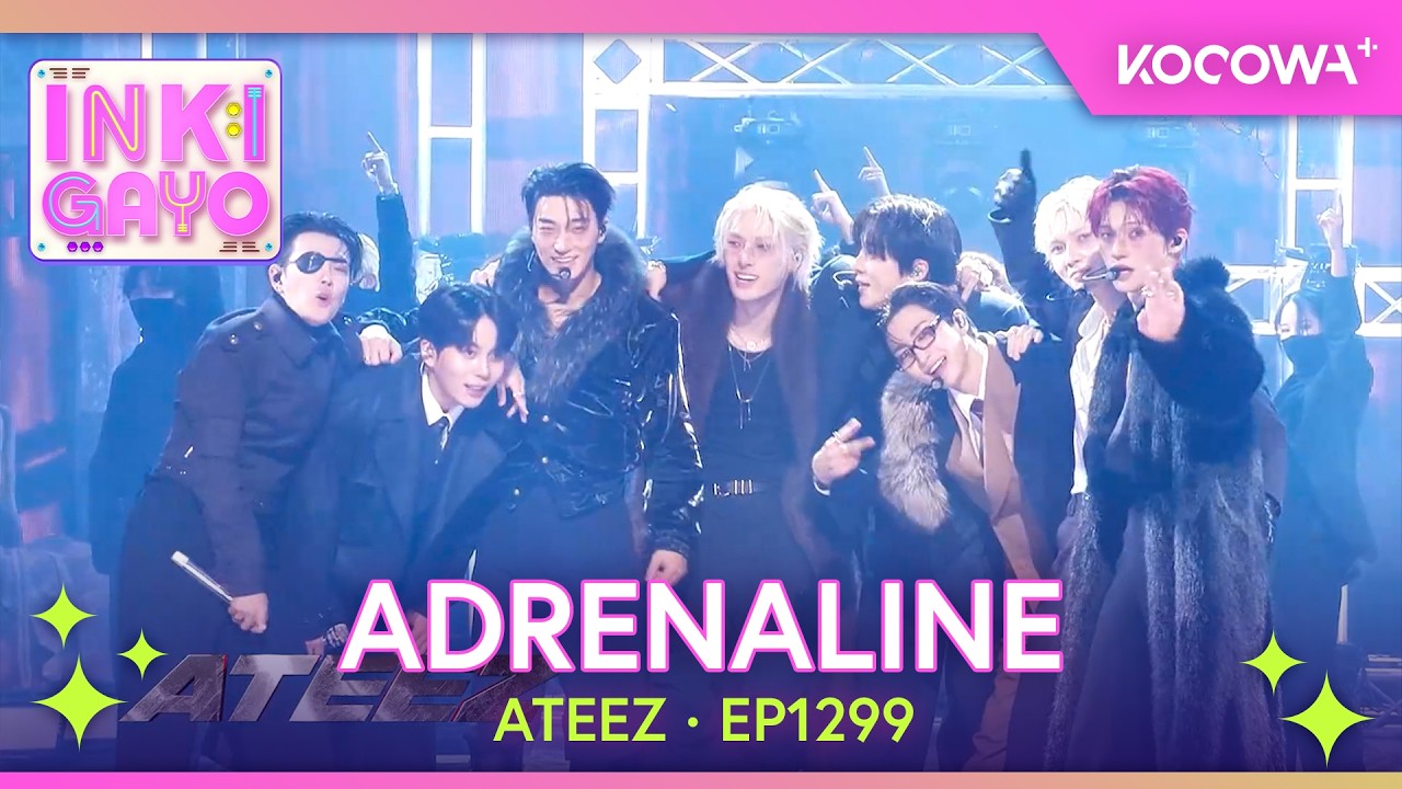 ATEEZ - Adrenaline | Inkigayo EP1299 | KOCOWA+ ESPAÑOL