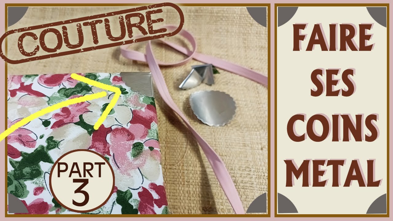 Faire ses coins en métal faits maison pour couverture d'album – junk couture - Part 3