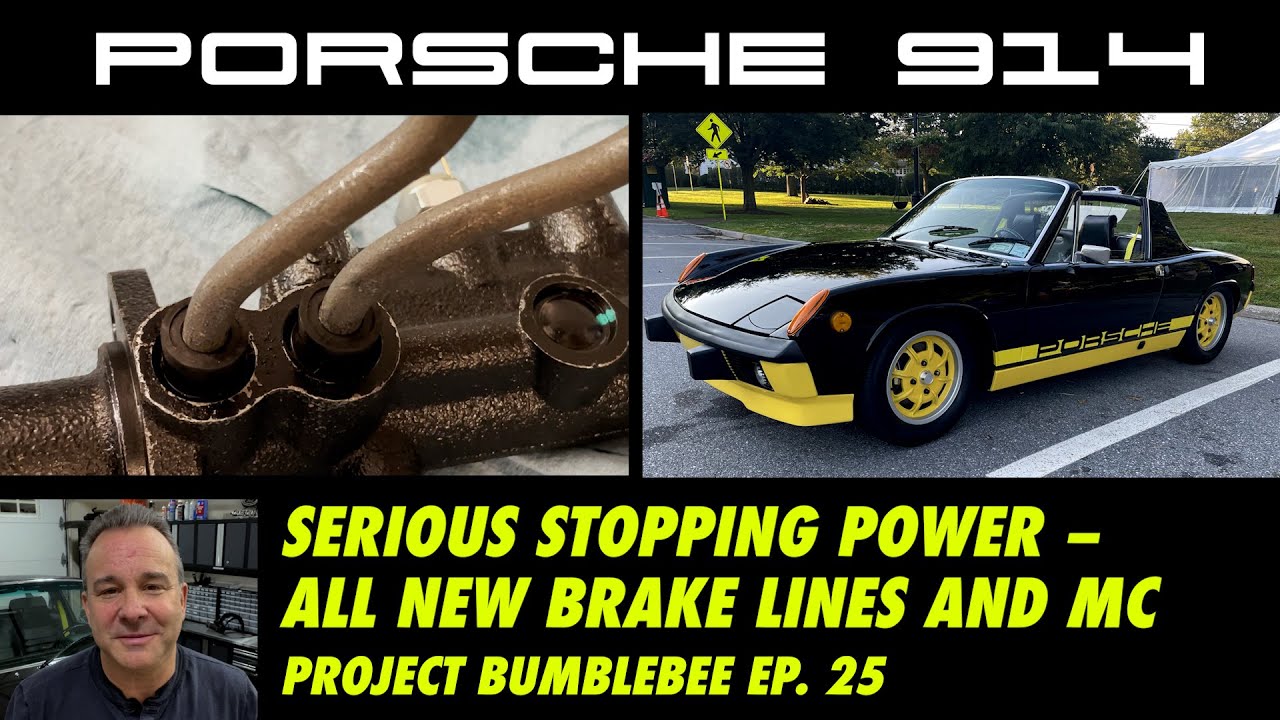 Porsche 914 Brake Line, Master Cylinder and Pedal Cluster Install [Project Bumblebee Ep. 25]