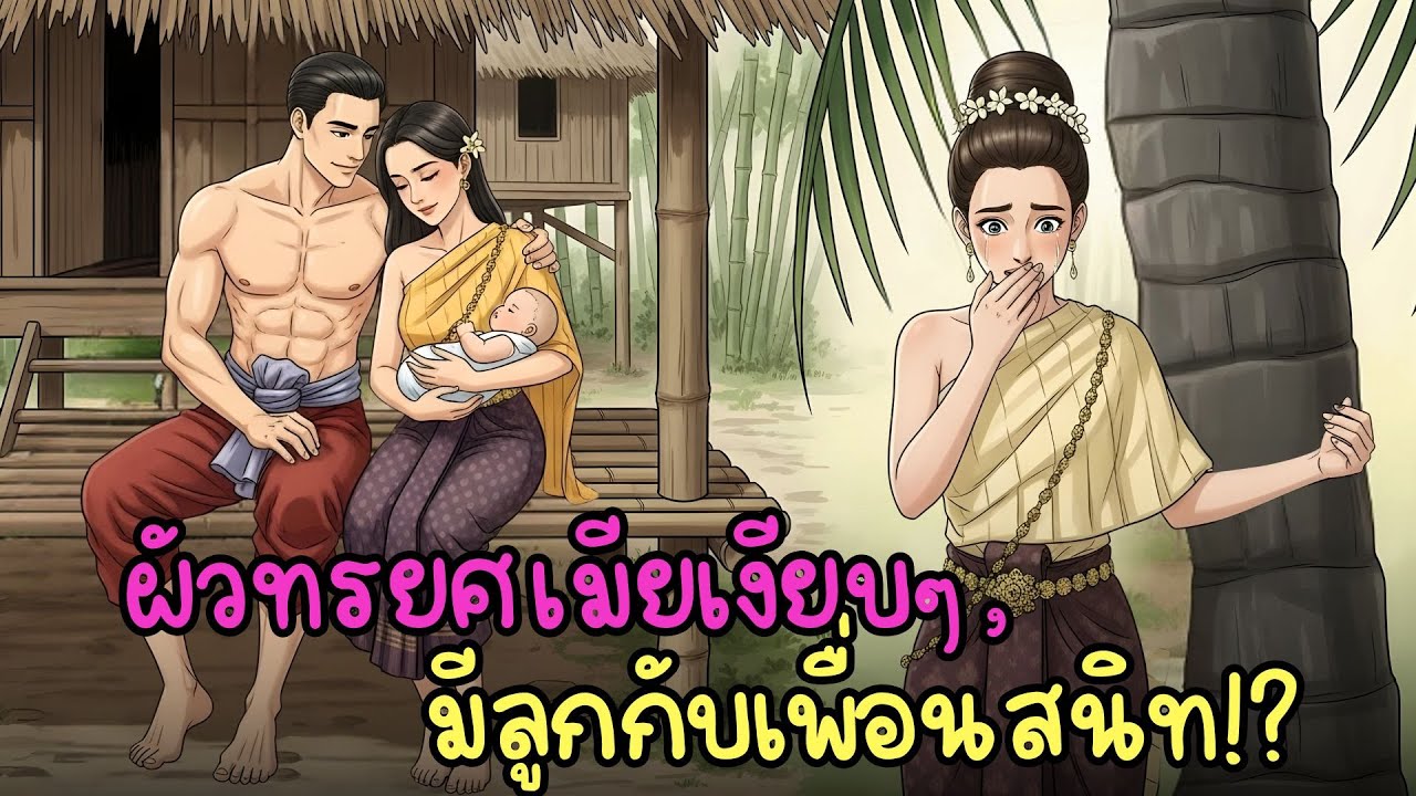 สามีทรยศ แอบมีลูกกับเพื่อนสนิท โศกนาฏกรรมรัก ไม่มีใครสมหวัง! |นิทานพื้นบ้านไทย