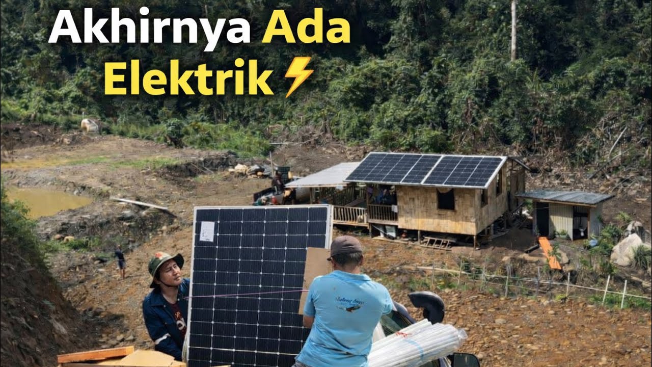 Slow Living in Sabah 🌿 Ep28 | Pemasangan Solar di Sulap Nouku | Off-Grid Living | Mrs_Ayow