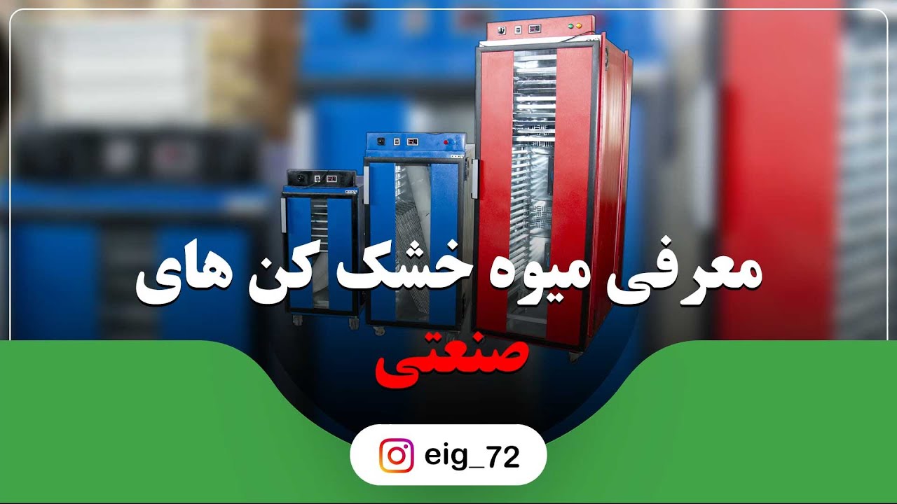 میوه خشک کن های صنعتی | خشک کن صنعتی میوه و سبزی | گازی
