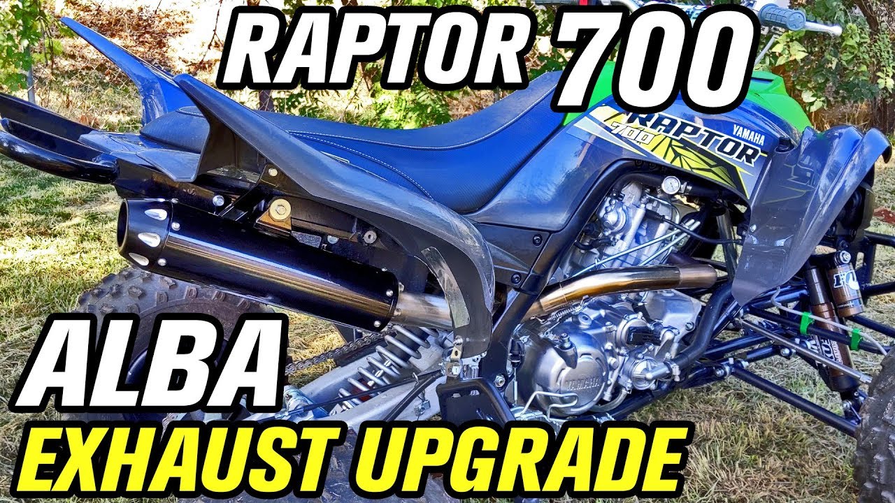 Yamaha Raptor 700 Exhaust Upgrade by Alba Racing ( Full System Installation with ECU Tune )