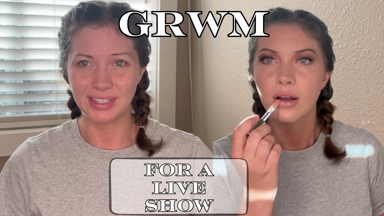 GRWM for a 4 HOUR Live Show!