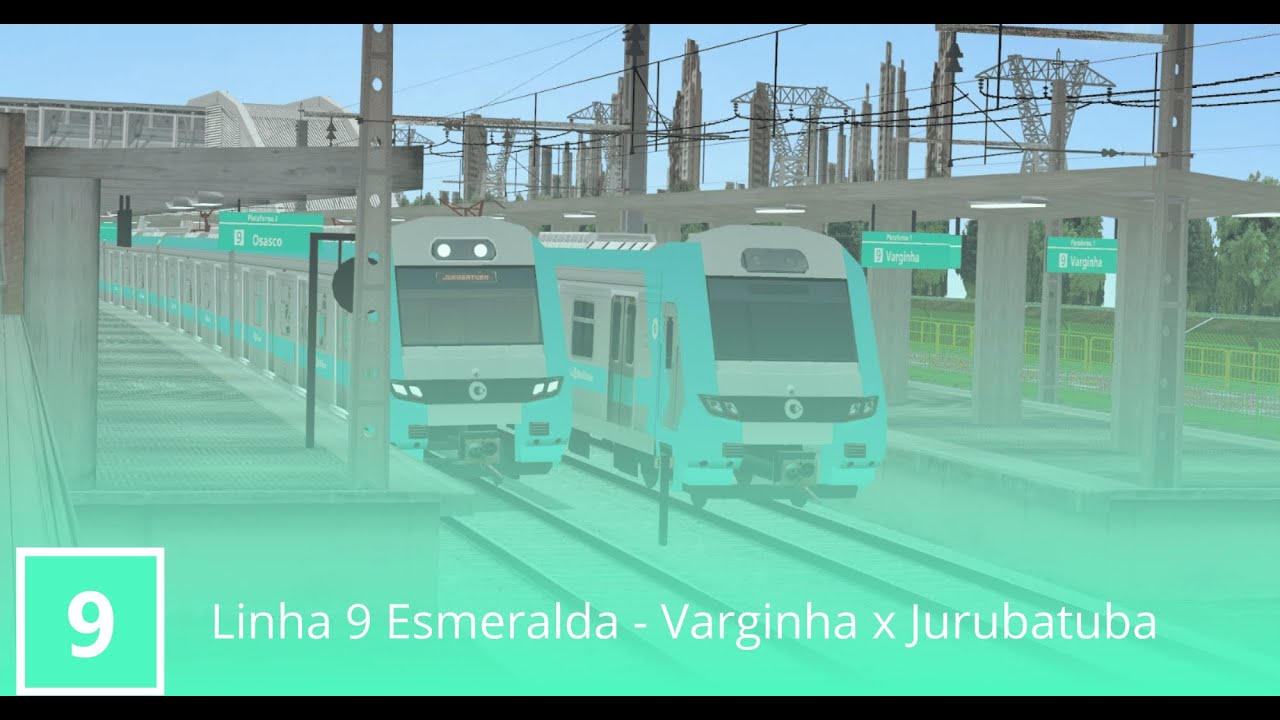 [ViaMobilidade] Linha 9 Esmeralda - Série A05 | Varginha × Jurubatuba [OpenBVE]