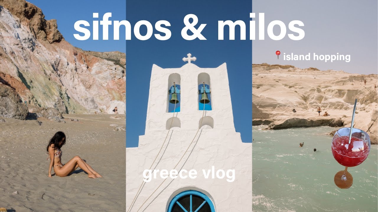 island hopping in Greece - Sifnos + Milos travel vlog | greece diaries ep.19