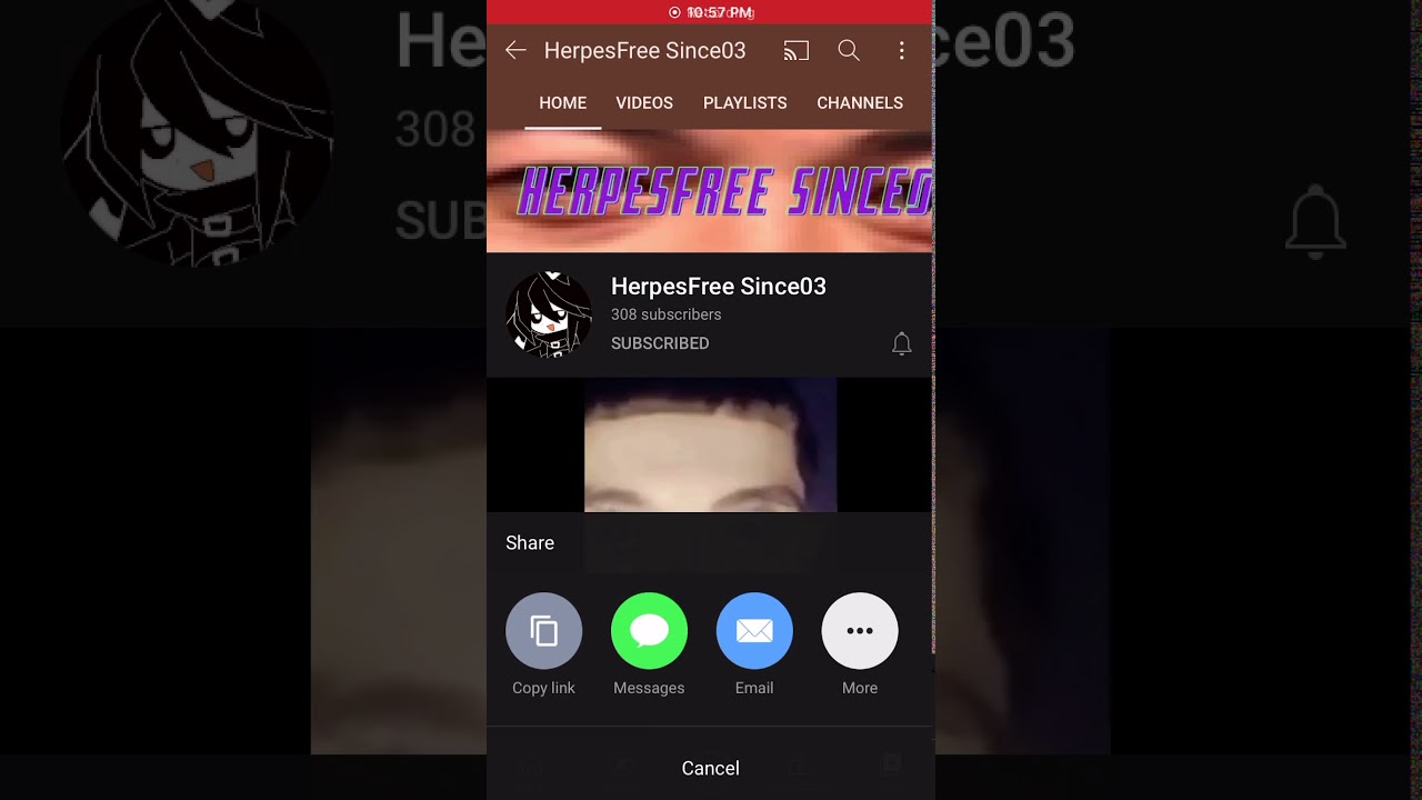 Subscribe to HerpesFree Since 03 cuz he knew i was joking around :D
