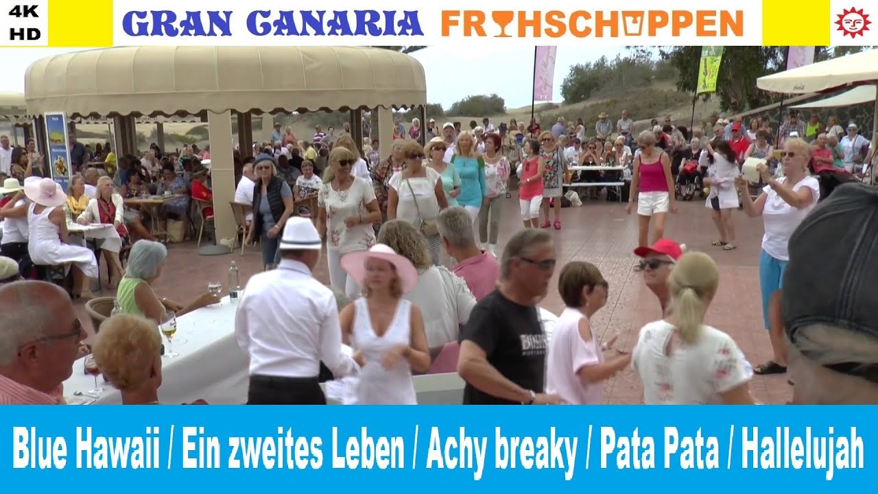 Gran Canaria Frühschoppen vom April 2018 im Café Mozart 2 in Playa del Inglés (Ohne Nachbearbeitung)