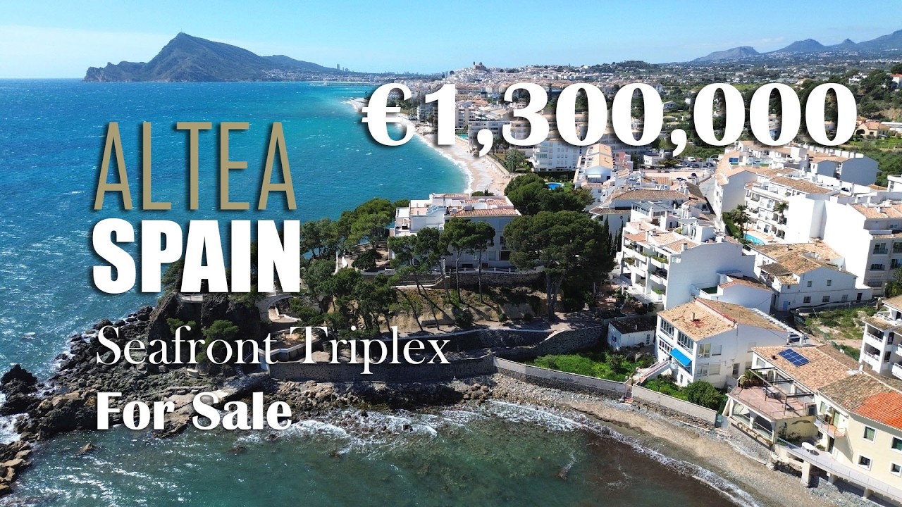 Продается трехэтажный дом на берегу моря в Кап-Негрет, Альтеа, Испания 🇪🇸 Недвижимость в Испании