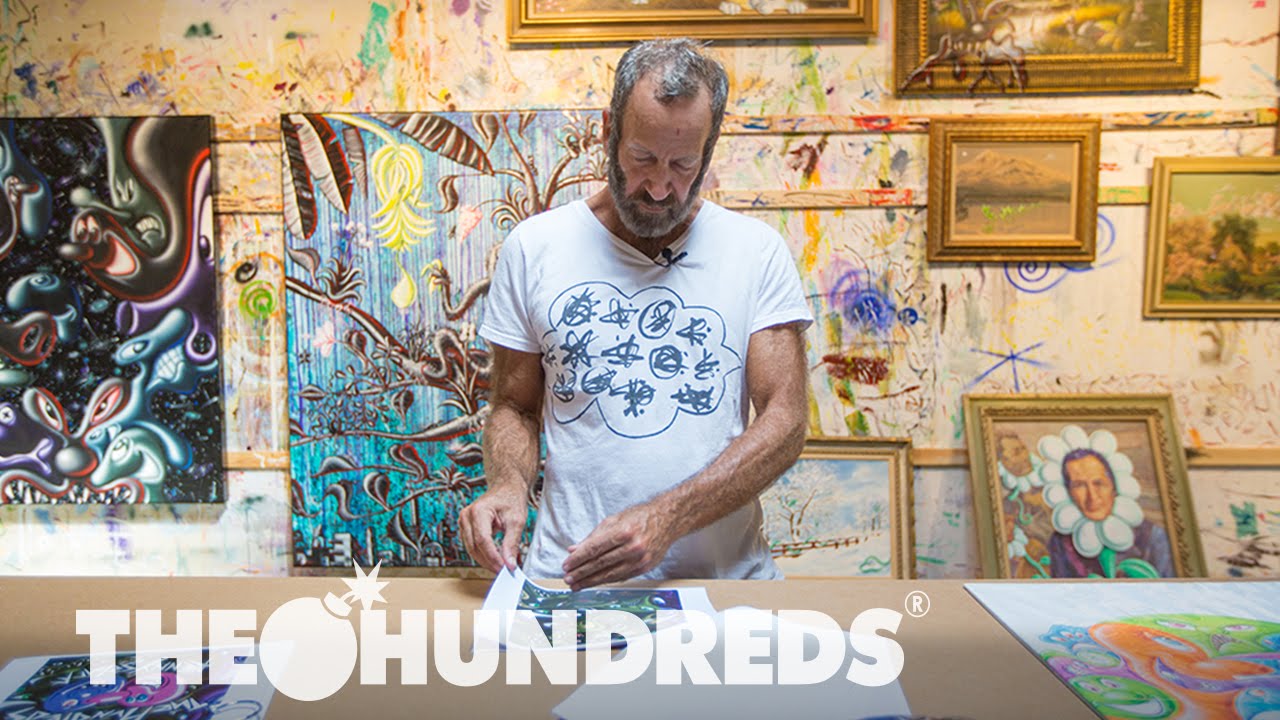 KENNY SCHARF :: IN THE STUDIO :: THE HUNDREDS
