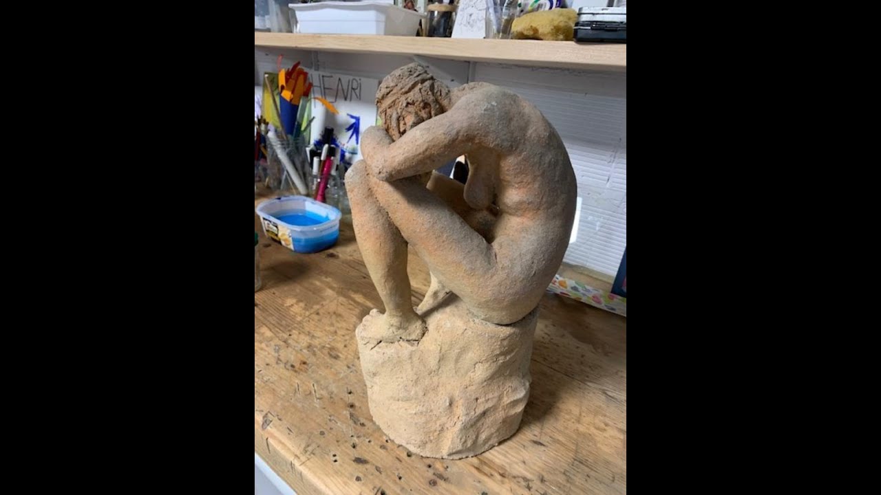 Sculptures en céramique de Charles Duluc. (Terres cuites, raku)
