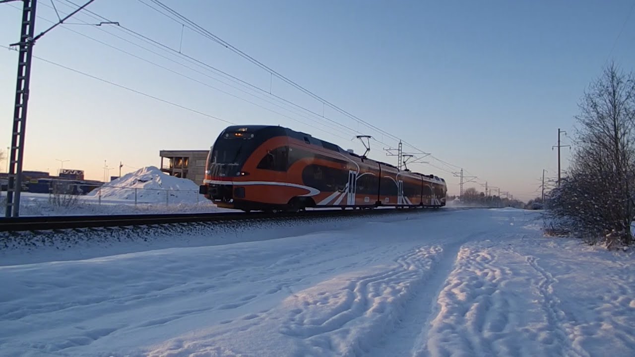 Winter and Stadler trains