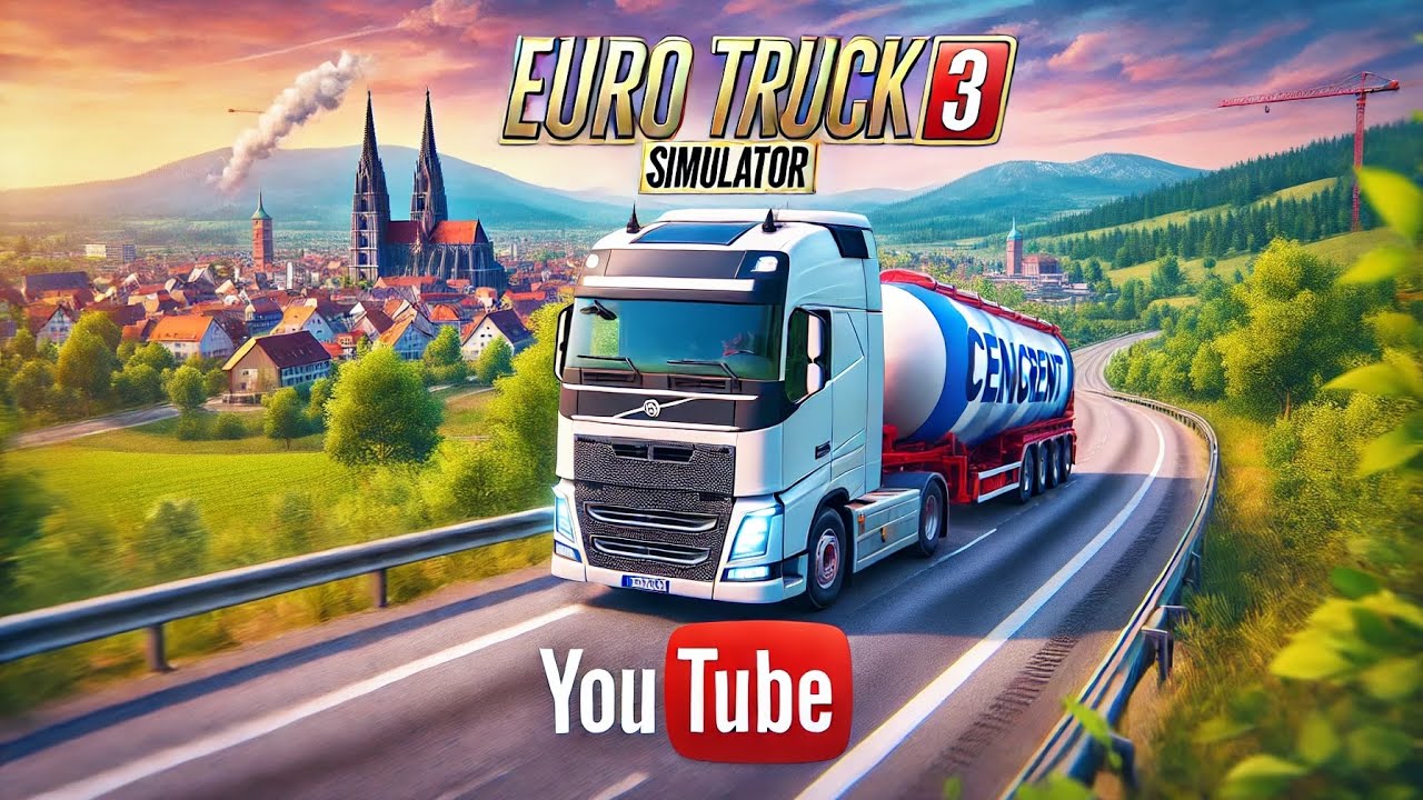 Euro track simulator 3 на телефон Веземо цемент в Нюрнберг