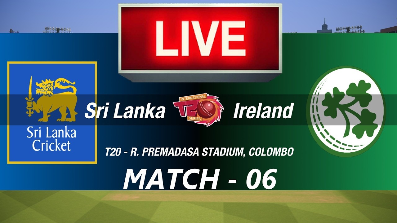 🛑LIVE- SRI LANKA vs IRELAND🛑T20 WORLD CUP 2026🛑SL vs IRE🛑CRICKET 26 GAMEPLAY🛑LIVE MATCH STREAMING🏏