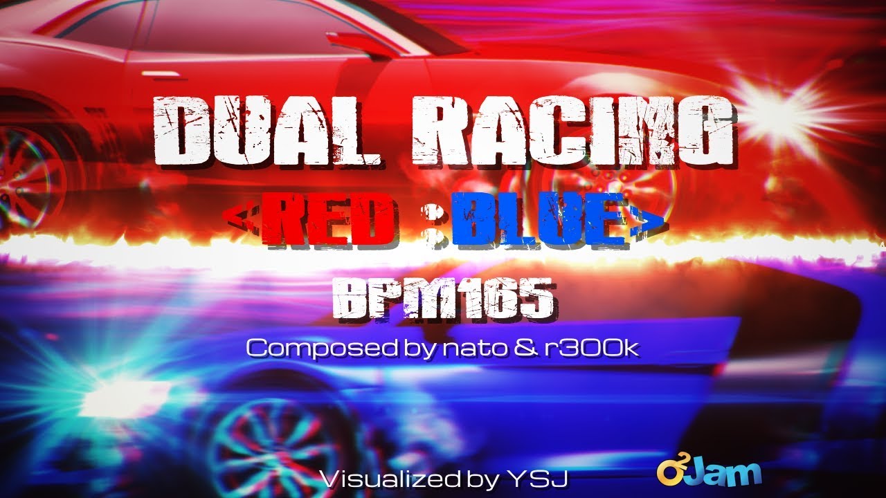 [PUMP IT UP XX] Dual Racing - RED vs BLUE - (듀얼 레이싱 - 레드 vs 블루 -) BGA