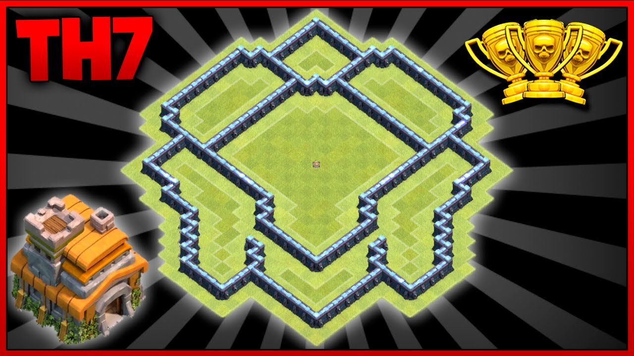 MEJOR Aldea SUBIDA de COPAS Ayuntamiento 7 (TH7) con LINK | 2022 | Clash Of Clans | byGenesys