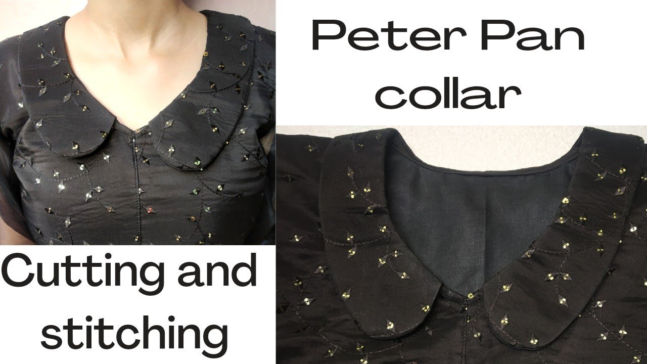 Peter Pan Collar Cutting and Stitching Easy Method|Peter Pan Collar|Sewing Techniques For Beginners