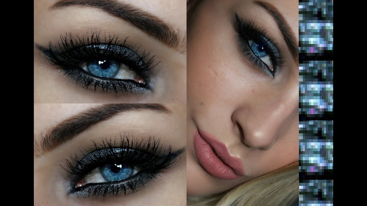 Eyeshadow for Blue Eyes | Silver Smokey Eye Tutorial