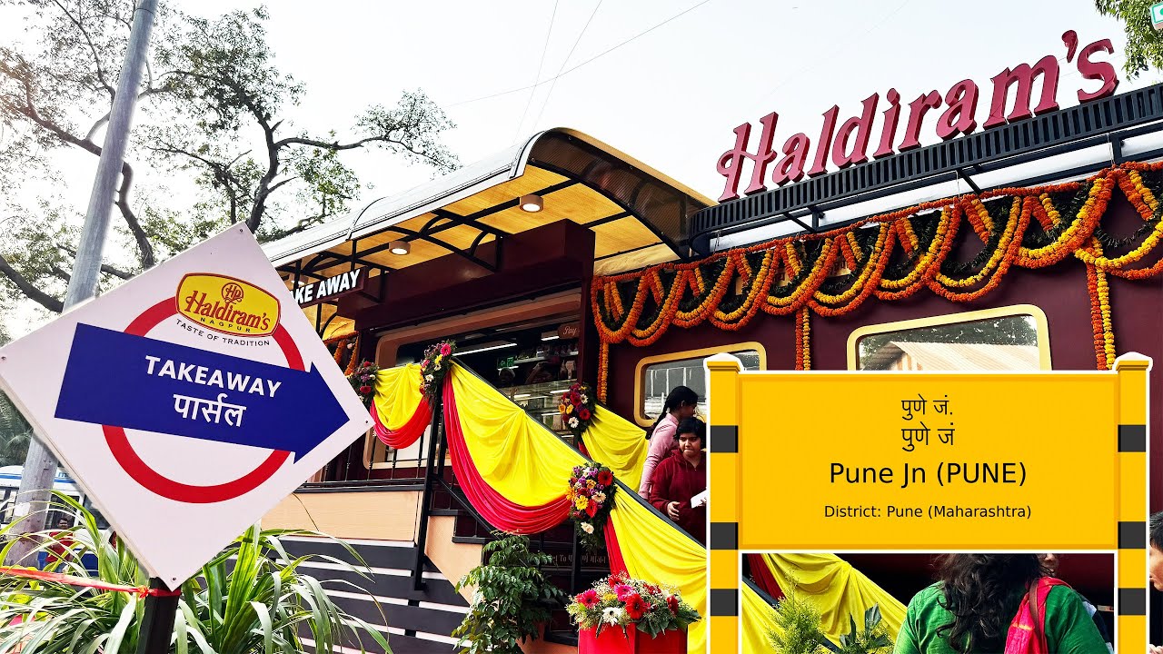 Haldiram's Meals On Wheels: The Best Restaurant At Pune Railway Station