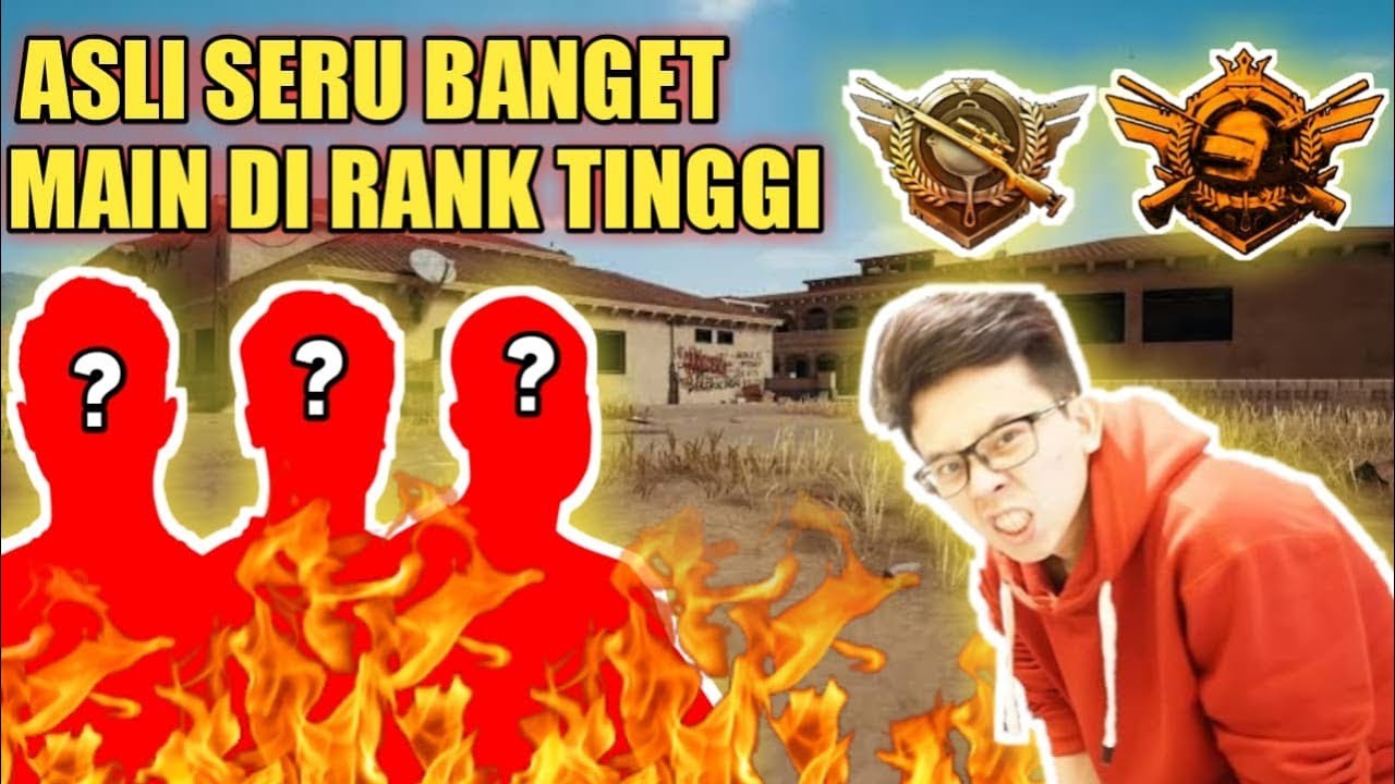 MATCH SUPER HOROR MAIN DI RANK TINGGI ?! SERU NYA SAMPE KETULANG !!! - PUBG MOBILE INDONESIA