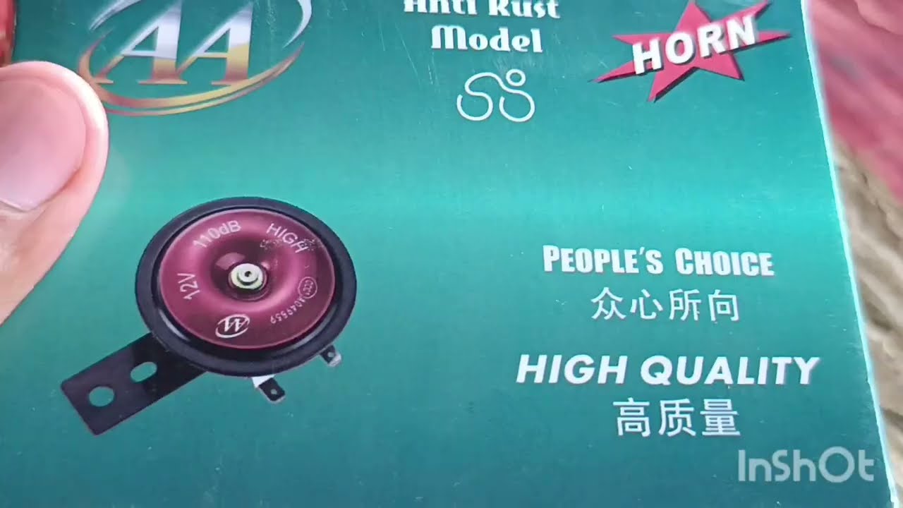 High Quality People's Choice Horn My Vlog 