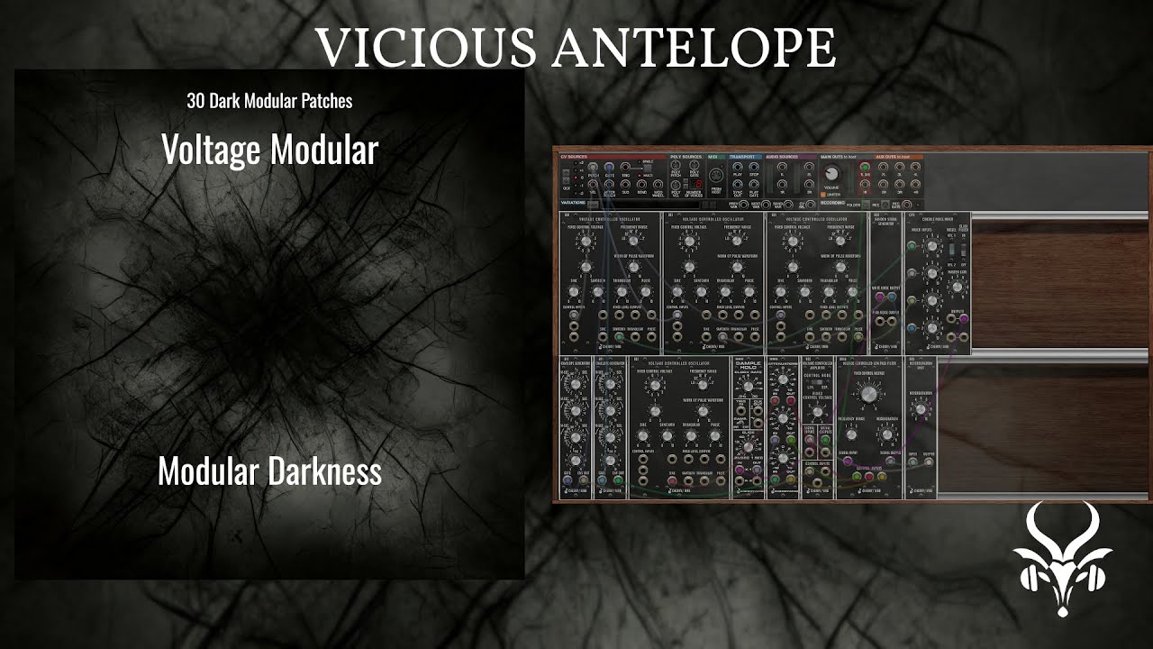 Cherry Audio Voltage Modular | Vicious Antelope - Modular Darkness