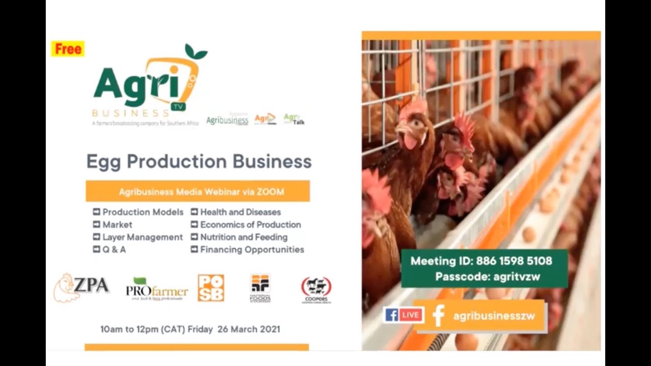 Egg Production Business Webinar by AgribusinessTV