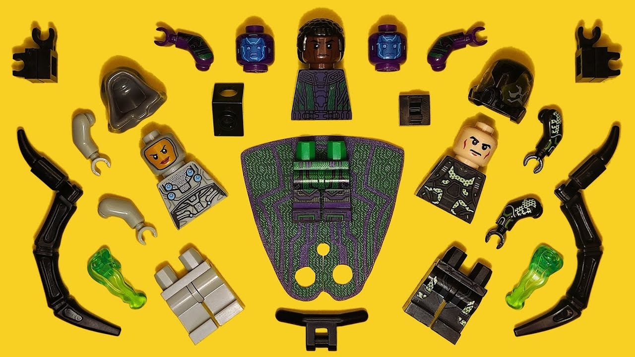LEGO Bad Guys | Ant-Man Trilogy (Yellowjacket | Ghost | Kang the Conqueror) Unofficial Minifigure