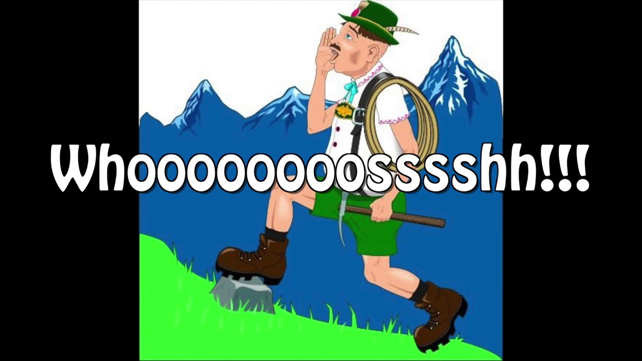 Once An Austrian Went Yodelling (Lyrics on Screen)
