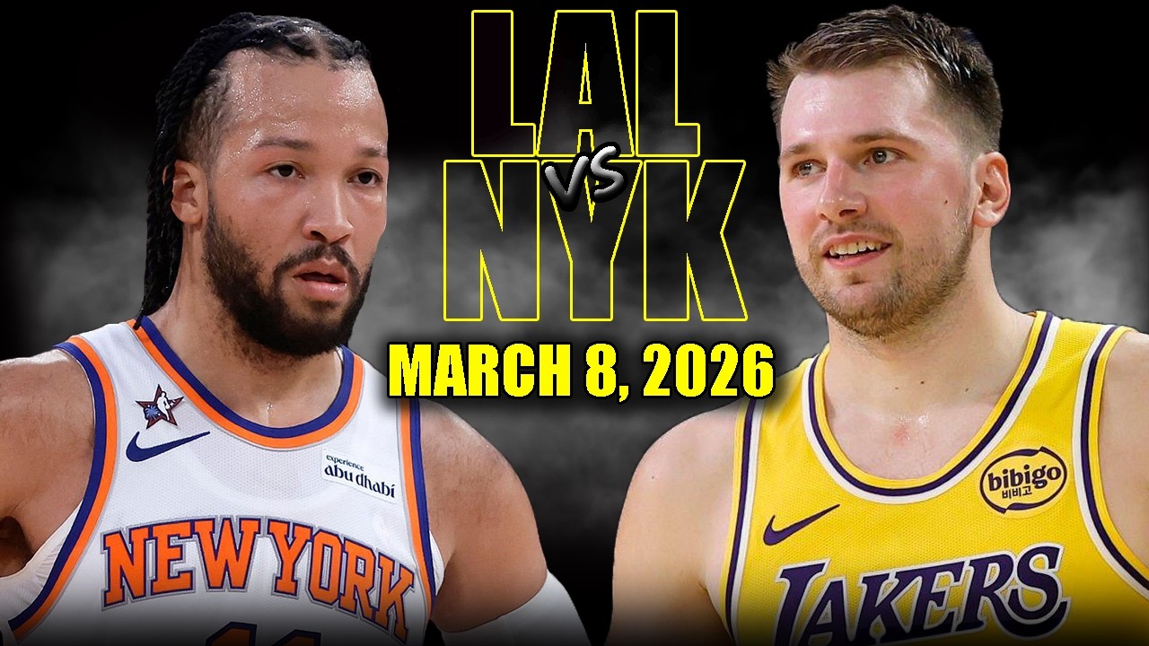 Los Angeles Lakers vs New York Knicks Full Game Highlights &ndash; March 8, 2026 | NBA Season