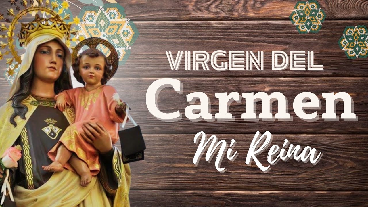 ❤️VIRGEN DEL CARMEN MI REINA 👑 CANCION MARIANA |CON LETRA PARA CANTAR