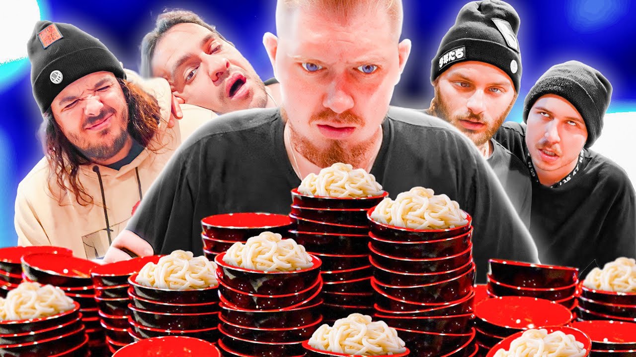 We ate Over 500 Bowls of Noodles (50,000 Calories)