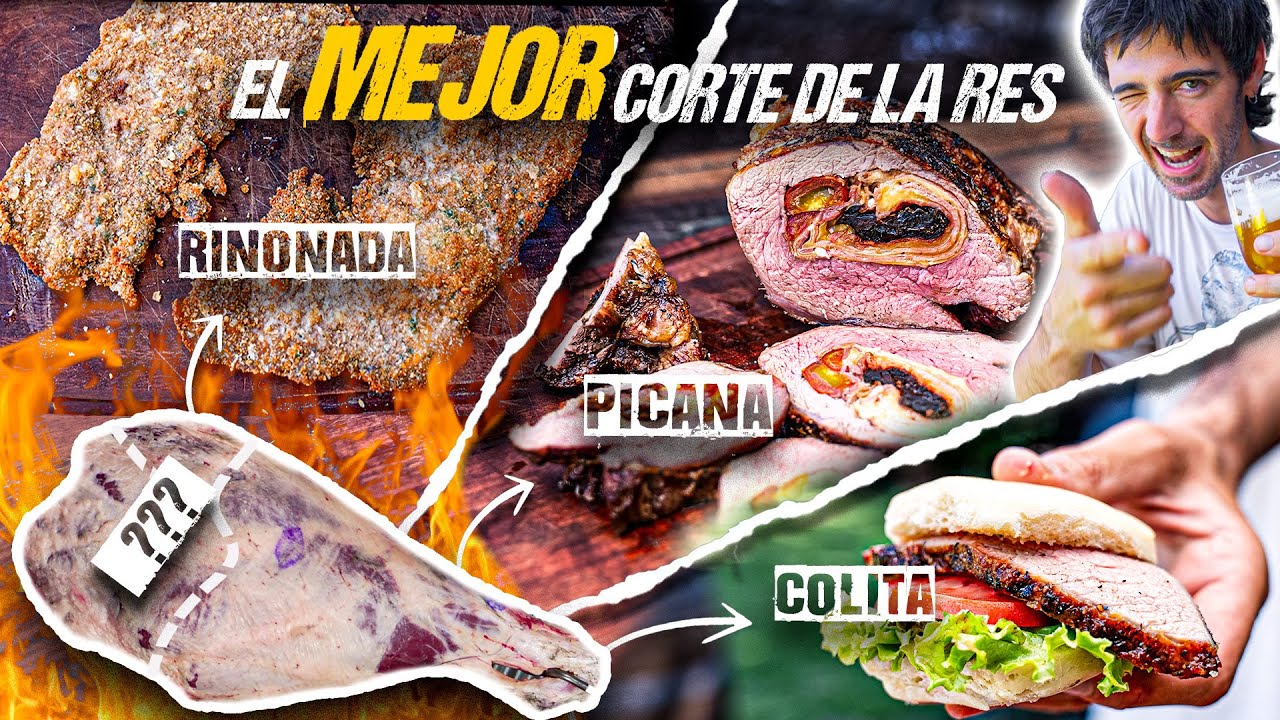 Descubrimos el mejor corte de Res - Cuadril: Riñonada, Picaña y Colita | Locos X el Asado