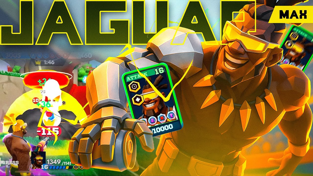 Frag Pro Shooter Max Jaguar – The Energizer Hero Gameplay | New Character Spotlight ⚡✨