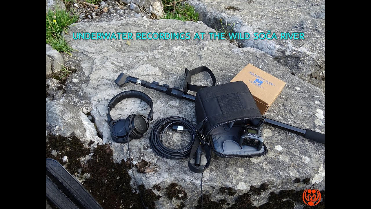 »UNDERWATER RECORDINGS AT THE WILD RIVER SOČA«  (Aquarian Audio H2a Hydrophone)  (12/7/2023)